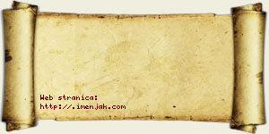 Anđela Stijović vizit kartica